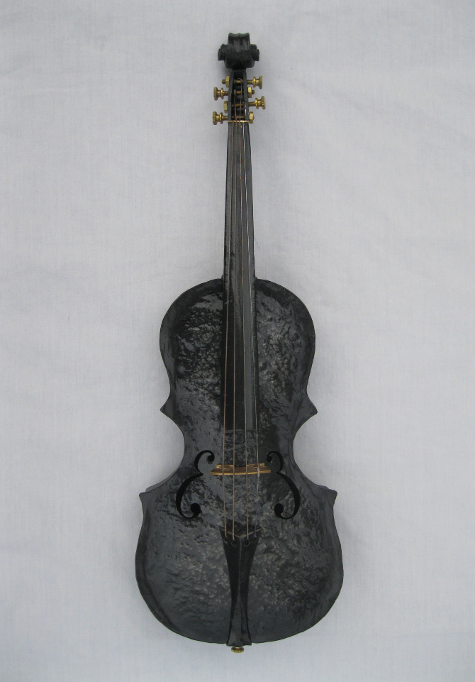 Steel & Brass Violin Ben Duarte Build/Design